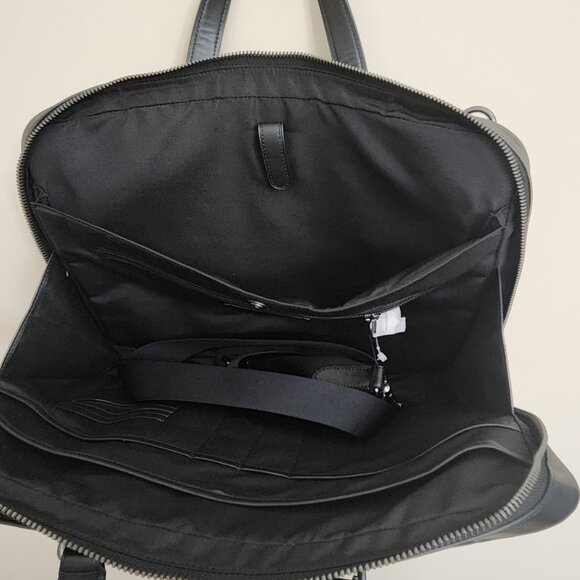 Coach NWT Graham Slim Black Briefcase - Picture 2 of 7